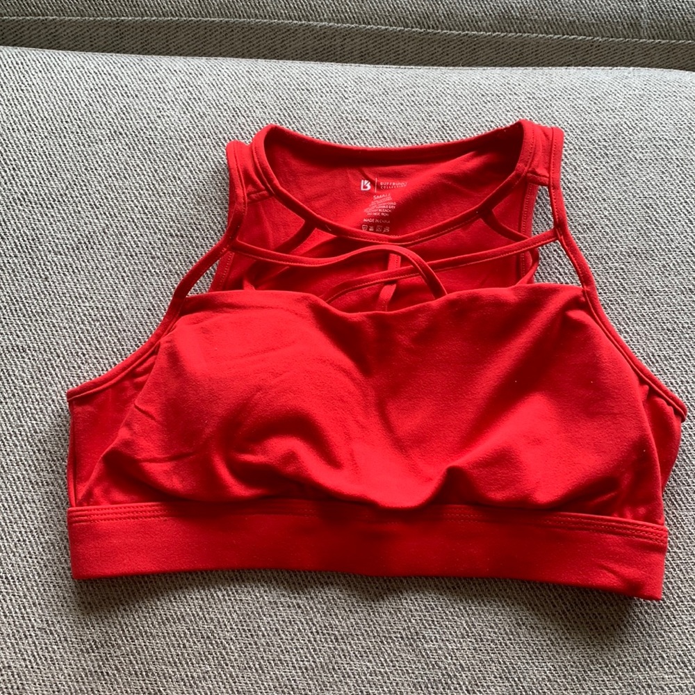 Buff Bunny Red sports bra